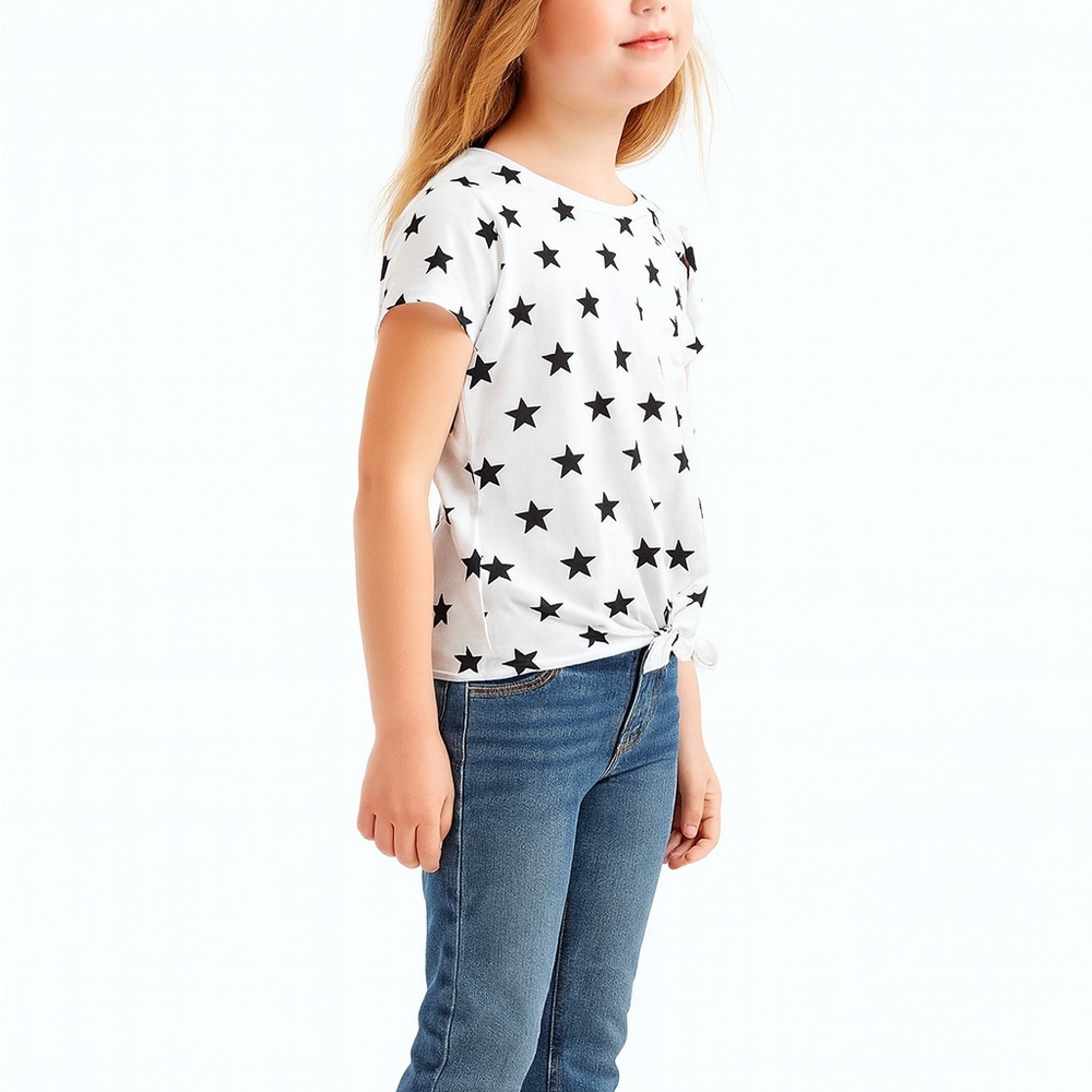 H&M Navy and Gray Star Shirt